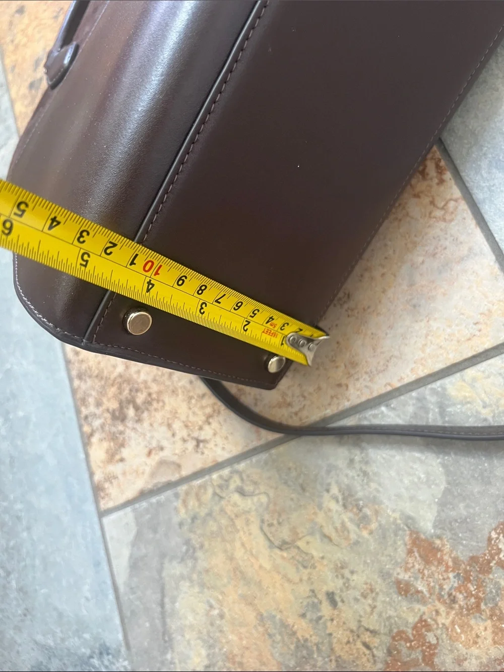 kate spade Chocolate Brown Leather & Suede Satchel